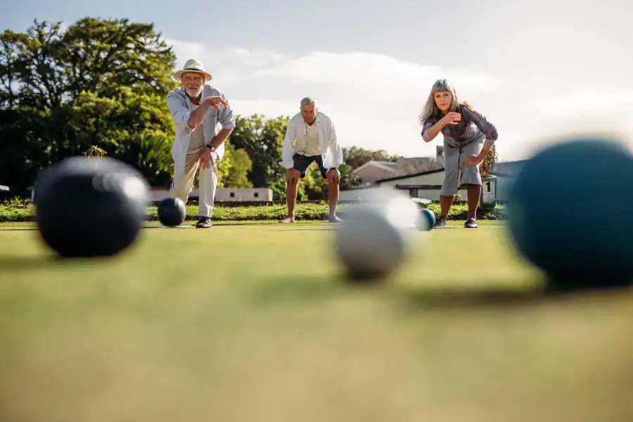 partita a bocce - pensione